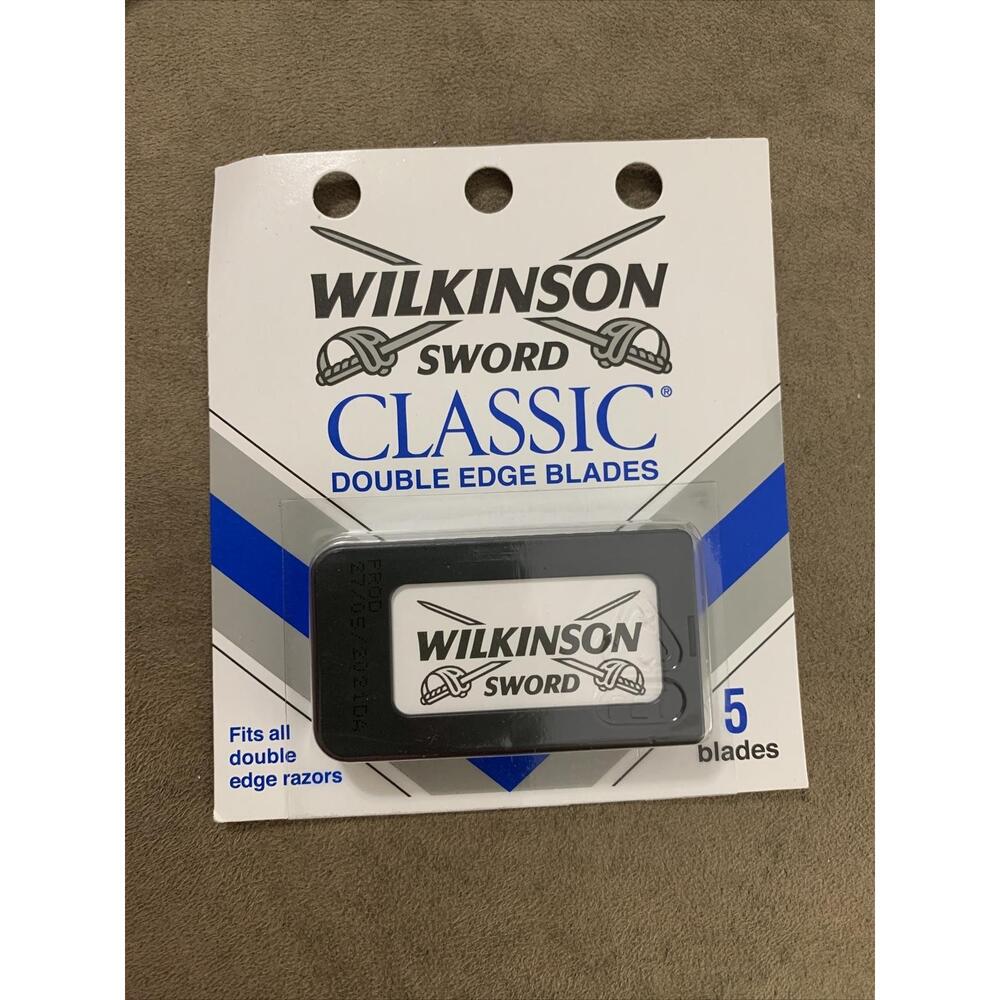 Wilkinson Sword Razor Blade Double Edge Refills for Men 5 Count